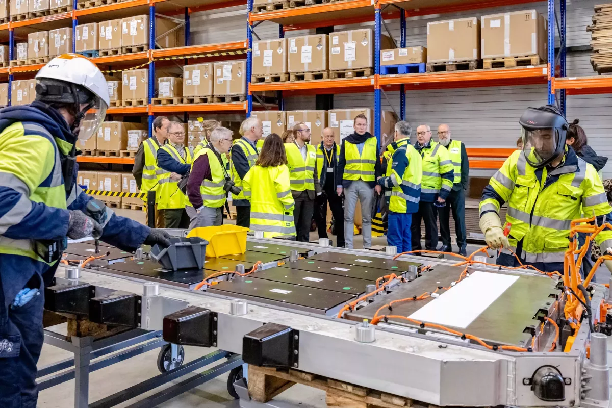 Bezoek ministers - precycling